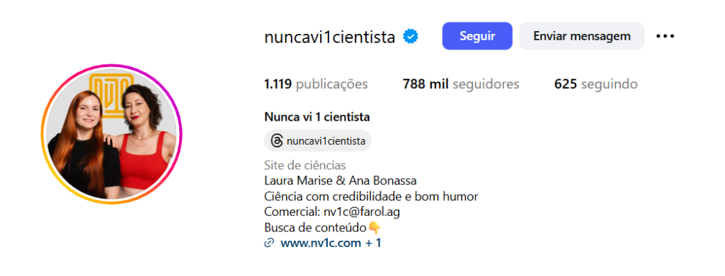 Nunca vi 1 cientista 